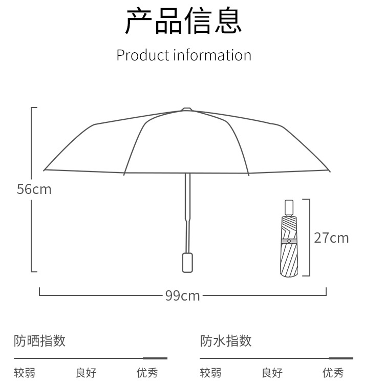 21寸雨傘尺寸圖