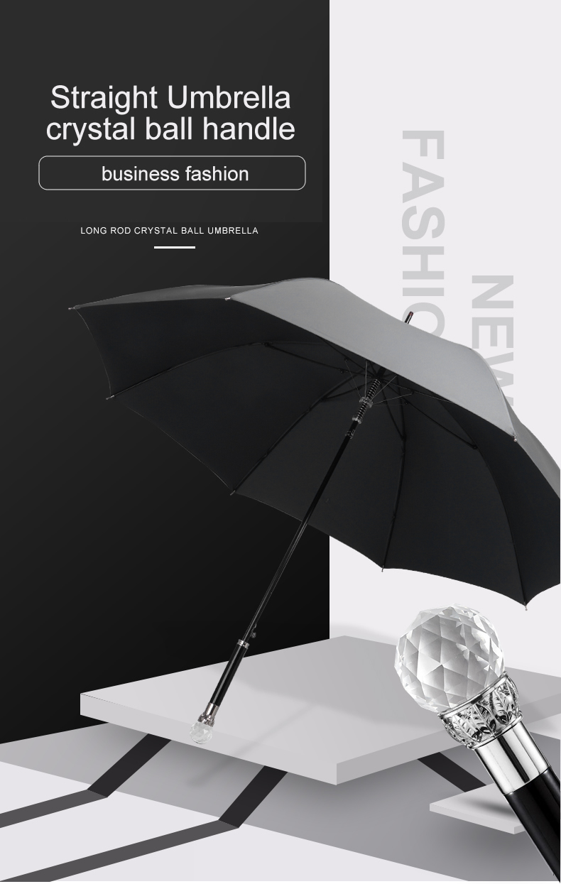 crystal ball handle umbrella